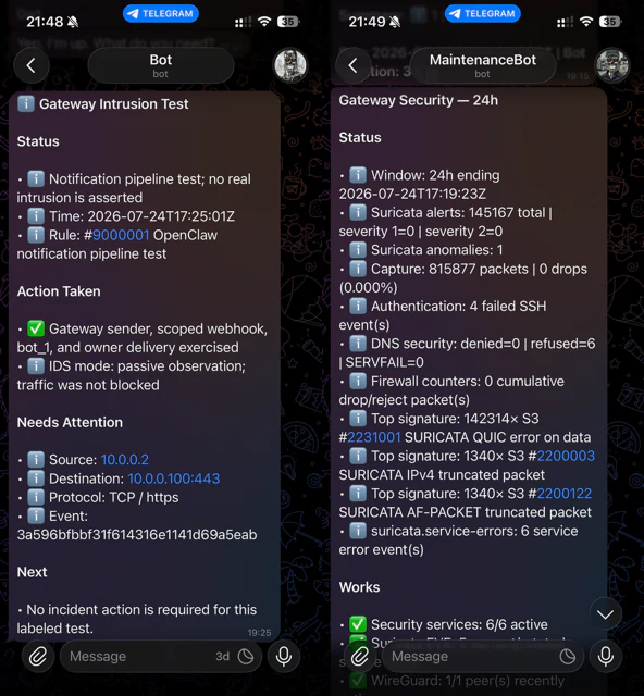 Suricata alerts and digest