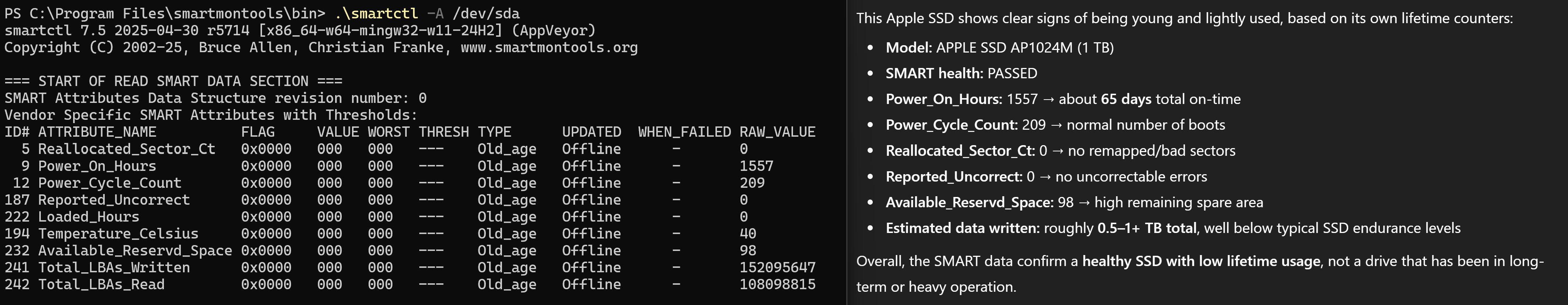 iMac Pro NVMe SSD Usage